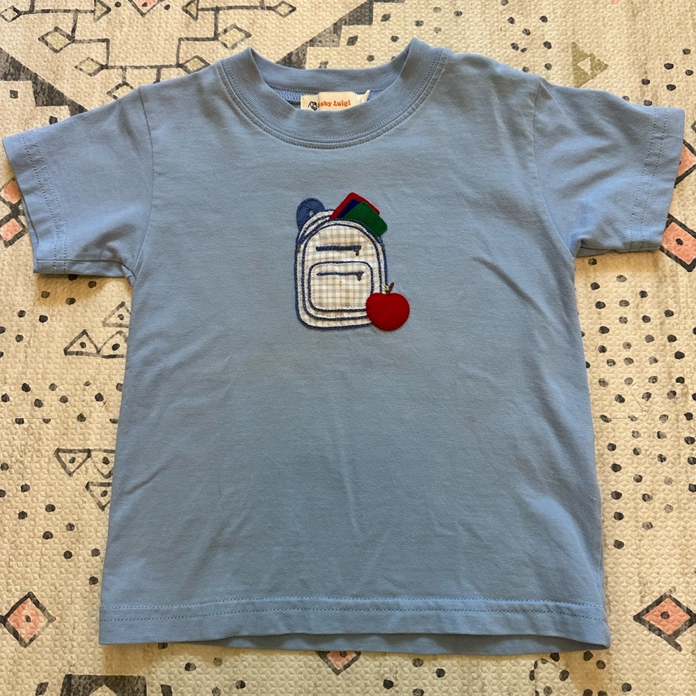 Baby Luigi Back Pack Tee Shirt 🍎